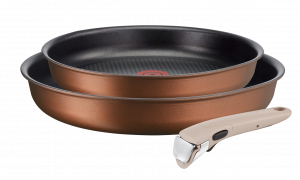 Keptuvių rinkinys + rankena Tefal Ingenio Eco Respect 22/26 cm