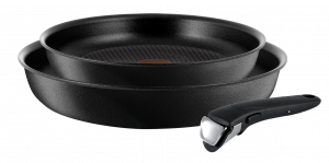 Keptuvių rinkinys + rankena Tefal Ingenio Artisane 24/28 cm