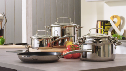 Puodas su dangčiu Tefal Duetto+ 16 cm