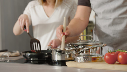 Puodų rinkinys Tefal Duetto+ 7 dalių