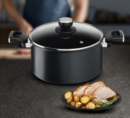 Puodas su dangčiu Tefal Unlimited 24 cm