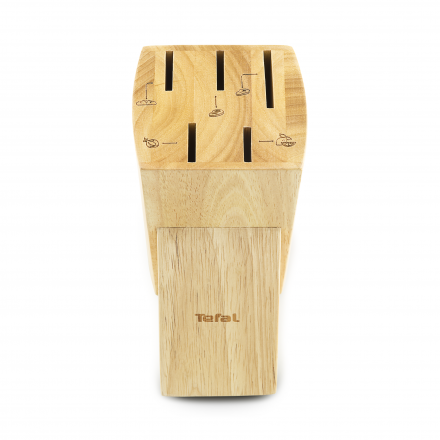 Peilių rinkinys Tefal Stainless steel + Wooden block