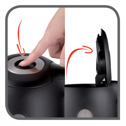 Elektrinis virdulys Tefal Snow Black