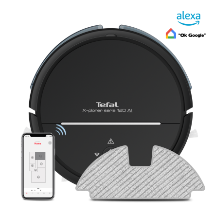 Dulkių siurblys robotas Tefal X-plorer 120 AI Animal & Allergy